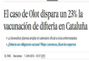 Ola de vacunaciones en España por caso de difteria