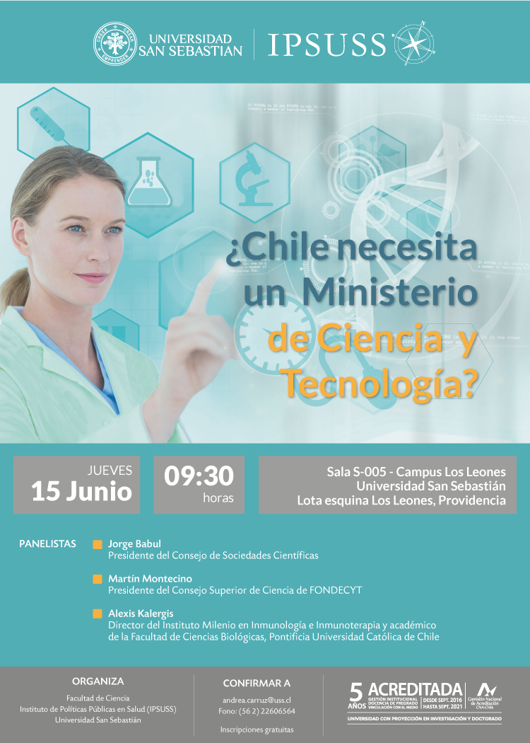 Coloquio ¿Chile necesita un Ministerio de Ciencia y Tecnología? IPSUSS Coloquio ¿Chile necesita un Ministerio de Ciencia y Tecnología? IPSUSS