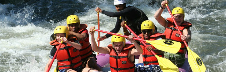 Ponga atención a la seguridad antes de hacer canopy o rafting