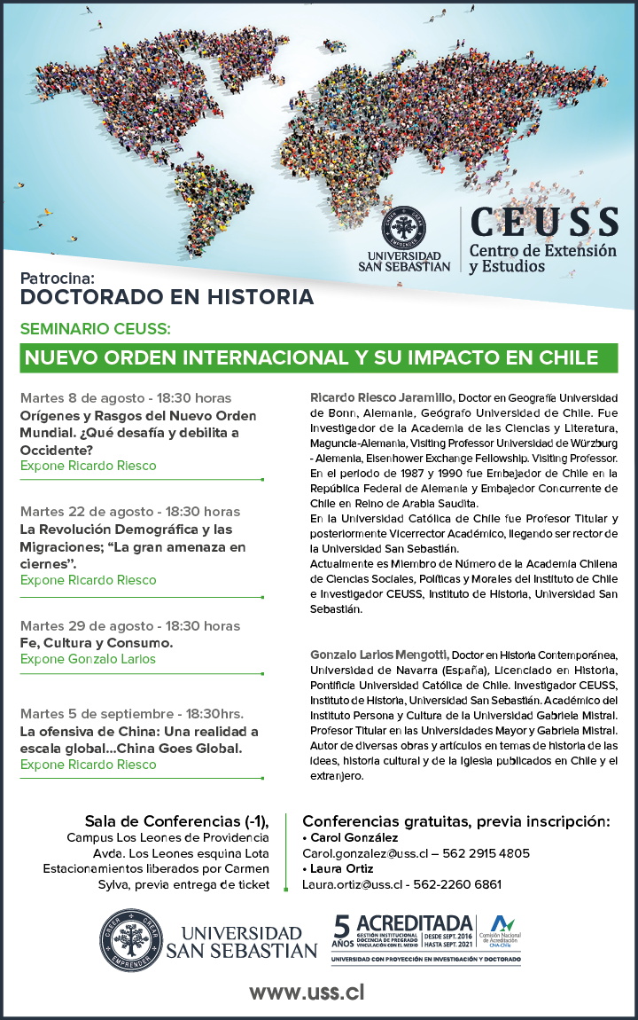Seminario CEUSS: Nuevo orden internacional y su impacto en Chile ...
