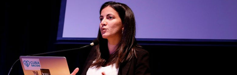Rosa María Payá recibió medalla de Honor de Liderazgo y Compromiso Público USS