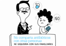 ¿Por qué no se debe compartir antibióticos?