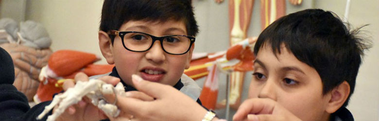 Escolares experimentaron con la ciencia en Laboratorios USS
