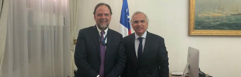 Decano de Derecho USS se reunió con Ministro del Interior