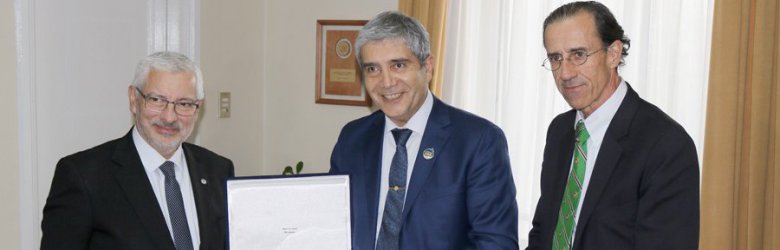 Rector USS desarrolló extensa agenda en sede Concepción