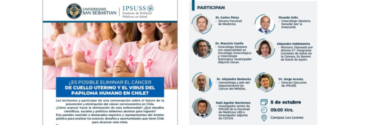Conversatorio: ¿Es posible eliminar el Cáncer de Cuello Uterino y VPH en Chile?